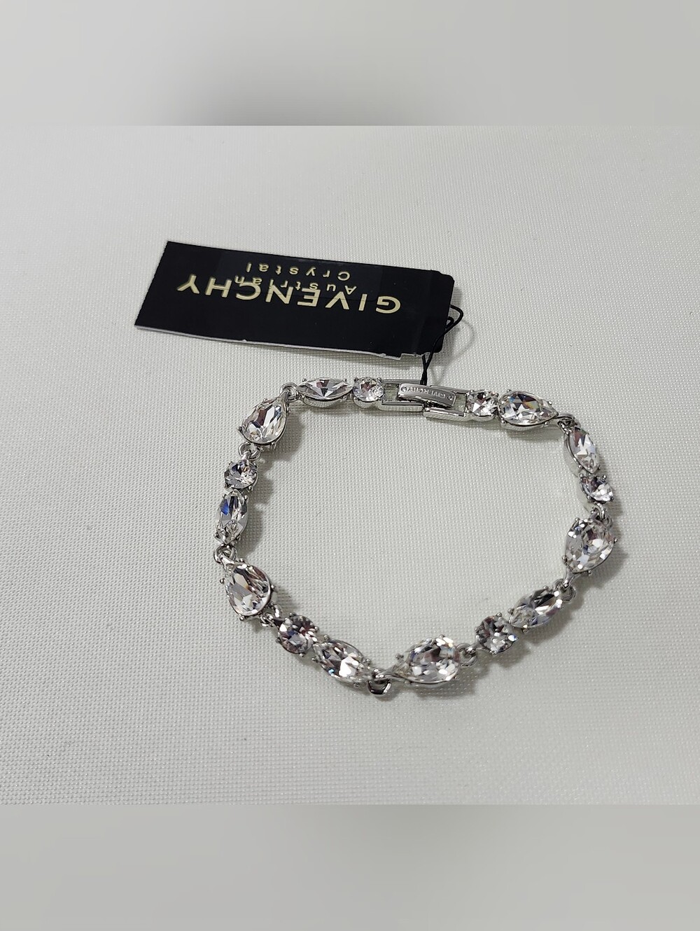 NWT Givenchy Silver-Tone Crystal Bracelet